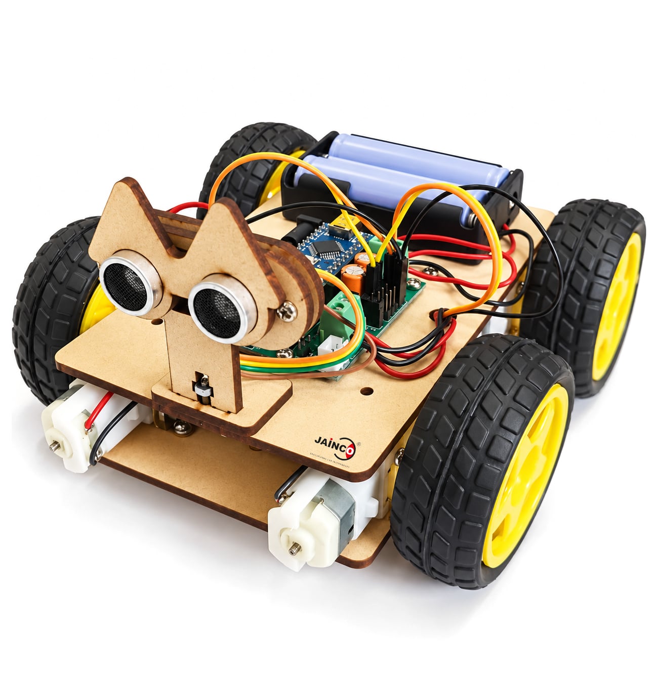 Smart circuits Innovation 4WD Beige Chassis Acrylic Robotic Kit