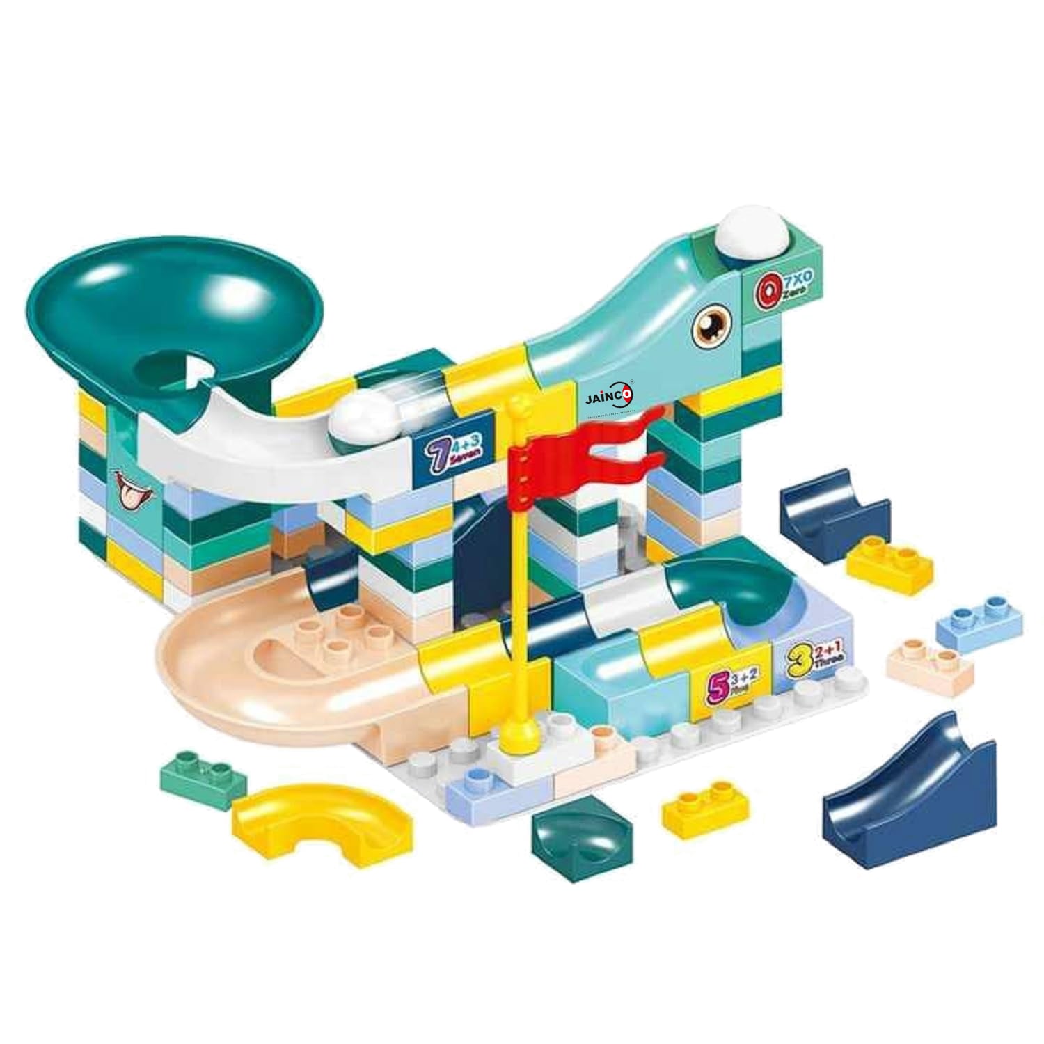 Marble slide race