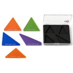 Set of triangles (equilateral triangle, isosceles triangle, right angle triangle, obtuse angle triangle)