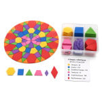 Circular tessellation pieces