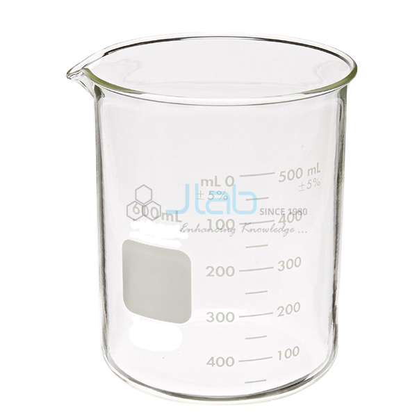 Squat Form Beakers, Heavy Duty, SGL, Graduated with Spout