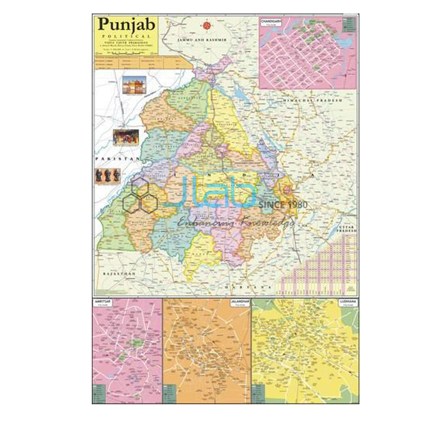 Punjab Political Map Chart
