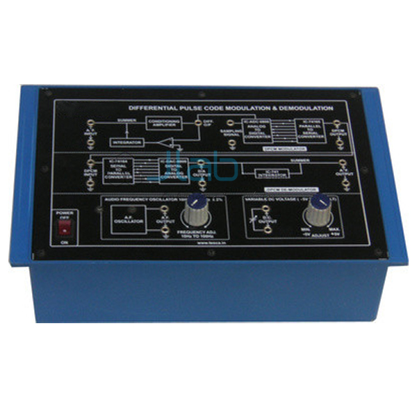Differential Pulse Code Modulation and Demodulation Trainer