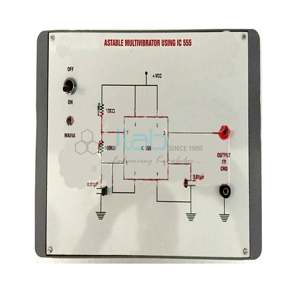 Astable Multivibrator using IC 555