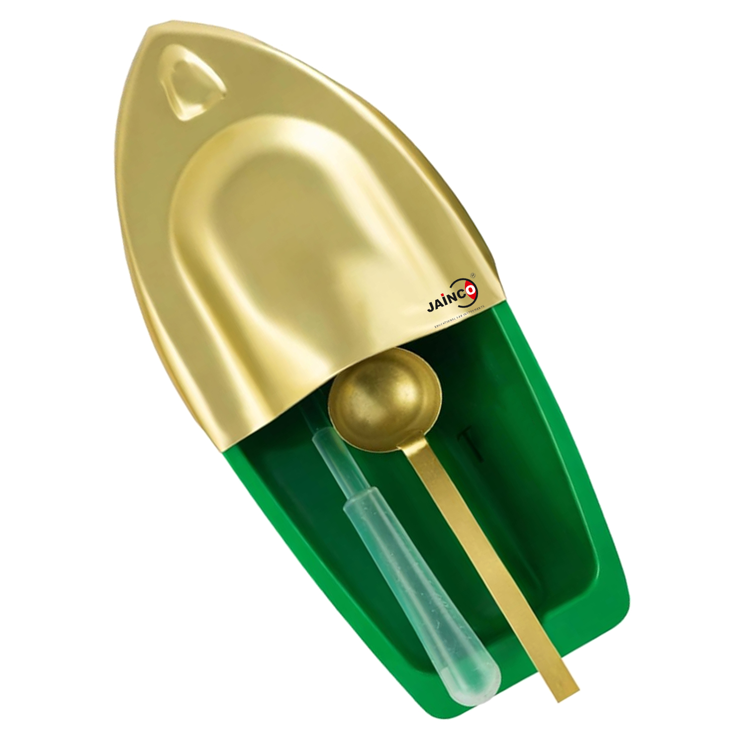 Candle powered toy boat