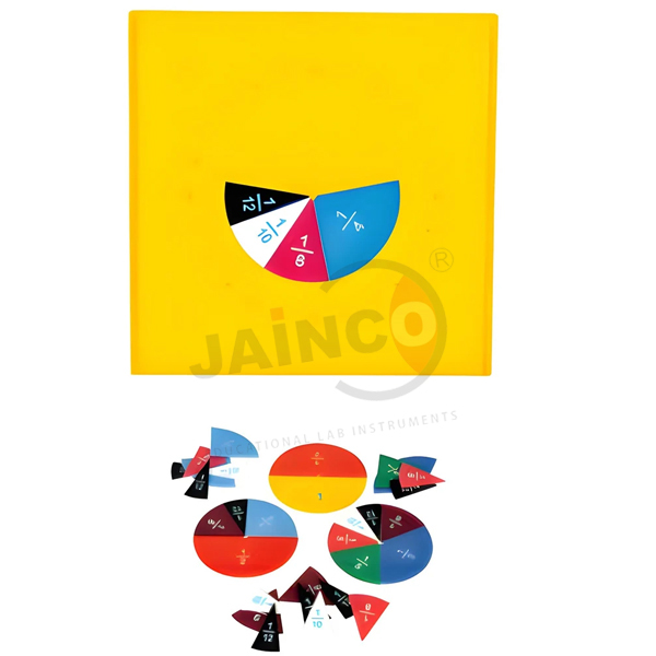 Flip N Fraction Geoboard with Circle Cuts