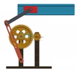 Crank and Slotted Lever