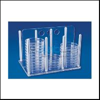 Rack Petri Dishes