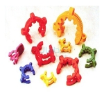 Interchangeable Glassware Joint Clips 10/19 Red