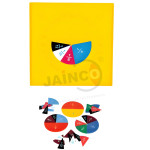 Flip N Fraction Geoboard with Circle Cuts